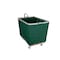 Steele Canvas Basket 12 BU Permanent Truck Green Vinyl w/Grey Vinyl - 3in Casters 9212VGRNVGRYW3 - alternate 1